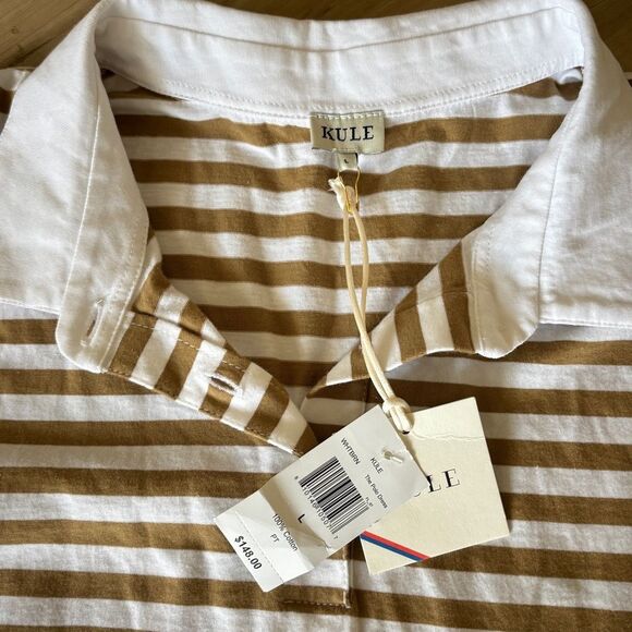 NEW KULE polo dress in white/beige - Picture 4 of 5